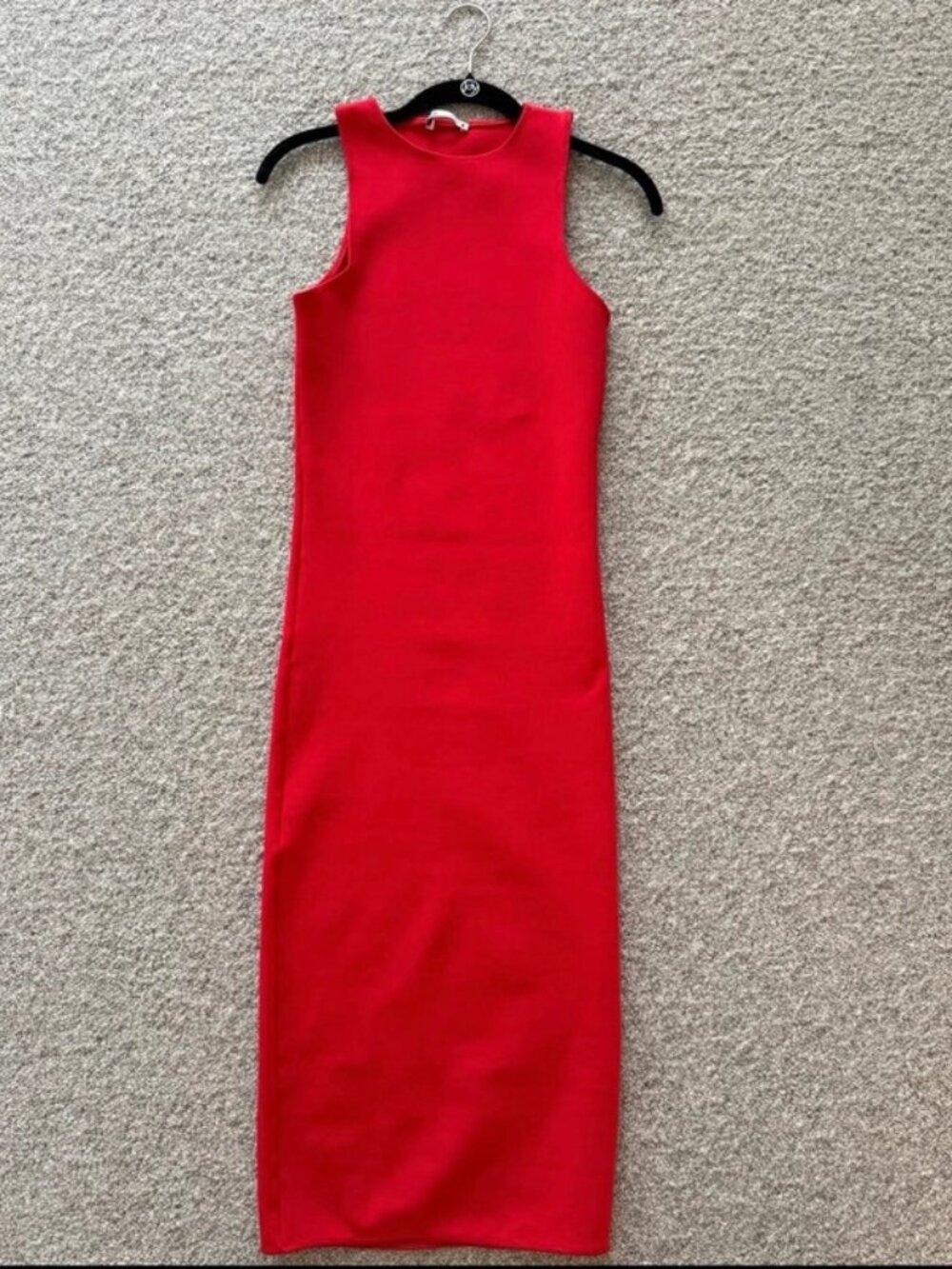 Zara fitted red dress